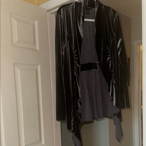Grace Elements Black Velvet Jacket worn once.  Stunning